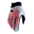 Rękawiczki 100% GEOMATIC Gloves Grey/Racer Red - S (długość dłoni 181-187 mm) (NEW 2022)