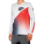 Koszulka męska 100% R-CORE X Jersey długi rękaw grey racer red roz. S (NEW 2022)