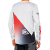 Koszulka męska 100% R-CORE X Jersey długi rękaw grey racer red roz. M (NEW 2022)