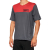 Koszulka męska 100% AIRMATIC Jersey krótki rękaw charcoal racer red roz. L (NEW 2022)