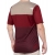 Koszulka męska 100% AIRMATIC Jersey krótki rękaw brick dark red roz. L (NEW)