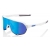 Okulary 100% S2 Matte White - HiPER Blue Multilayer Mirror Lens (Szkła Niebieskie Lustrzane Wielowarstwowe, LT 15% + Szk