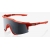 Okulary 100% SPEEDCRAFT Soft Tact Coral - Black Mirror Lens (Szkła Czarne Lustrzane, LT 11% + Szkła Przeźroczyste, LT 93