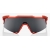 Okulary 100% SPEEDCRAFT Soft Tact Coral - Black Mirror Lens (Szkła Czarne Lustrzane, LT 11% + Szkła Przeźroczyste, LT 93%) (NEW)