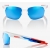 Okulary 100% SPORTCOUPE Matte White / Geo Pattern - HiPER Blue Multilayer Mirror Lens (Szkła Niebieskie Lustrzane Wielowarstwowe, LT 12% + Szkła Przeź