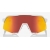 Okulary 100% S3 Soft Tact White - HiPER Red Multilayer Mirror Lens (Szkła Czerwone Lustrzane Wielowarstwowe, LT 21% + Szkła Przeźroczyste, LT 93%) (NE