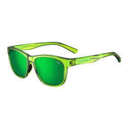 Okulary TIFOSI SWANK hyper lime (1 szkło Smoke Green Mirror AR 14% transmisji światła) (NEW).
