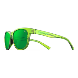 Okulary TIFOSI SWANK hyper lime (1 szkło Smoke Green Mirror AR 14% transmisji światła) (NEW).