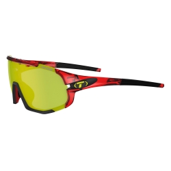 Okulary TIFOSI SLEDGE CLARION crystal red (3szkła Clarion Yellow 10,9% transmisja światła, AC Red, Clear) (NEW)